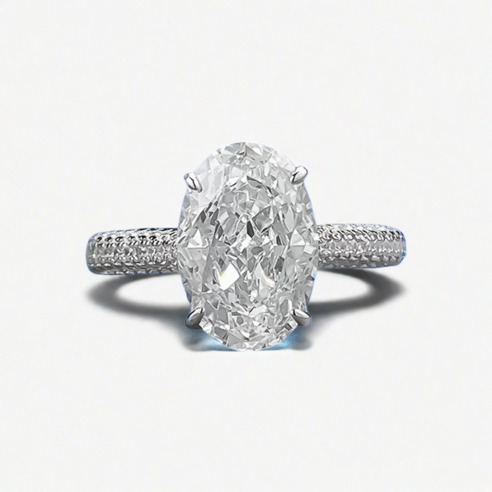 Laboratory Synthesized High Carbon Diamond Ring
